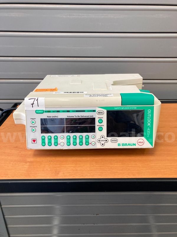 B Braun Outlook 400es Infusion Pump