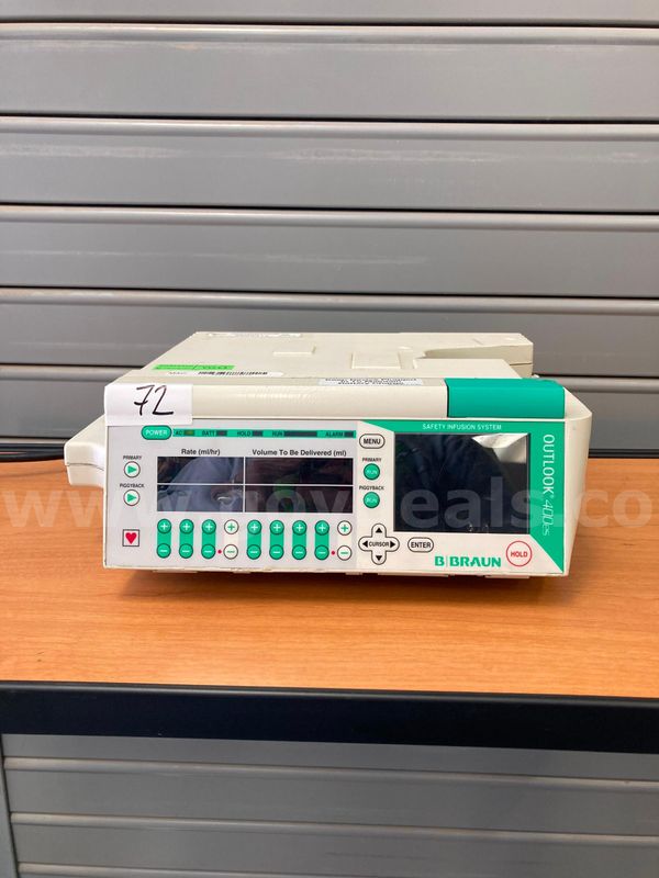 B Braun Outlook 400es Infusion Pump