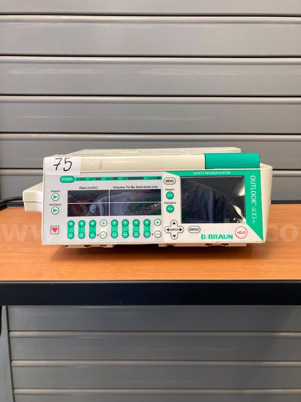 B Braun Outlook 400es Infusion Pump