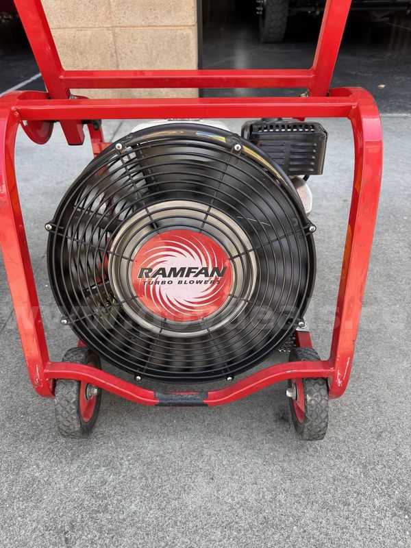 RAMFAN GF165 Gas Powered PPV Vent Fan Tested and Running