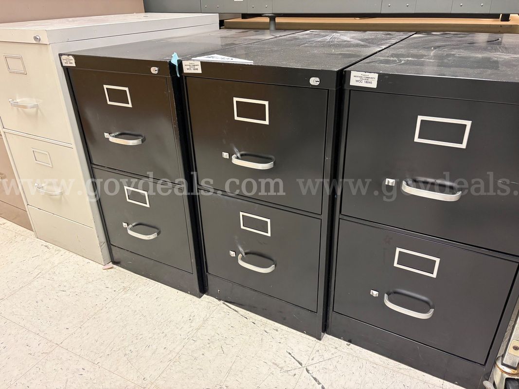 (4) Filing Cabinets, 2 Drawer