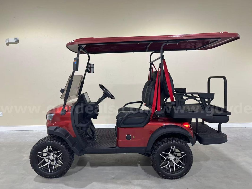 NEW KK 2+2 4-Passenger Electric Golf Cart, 0 Miles, No Battery