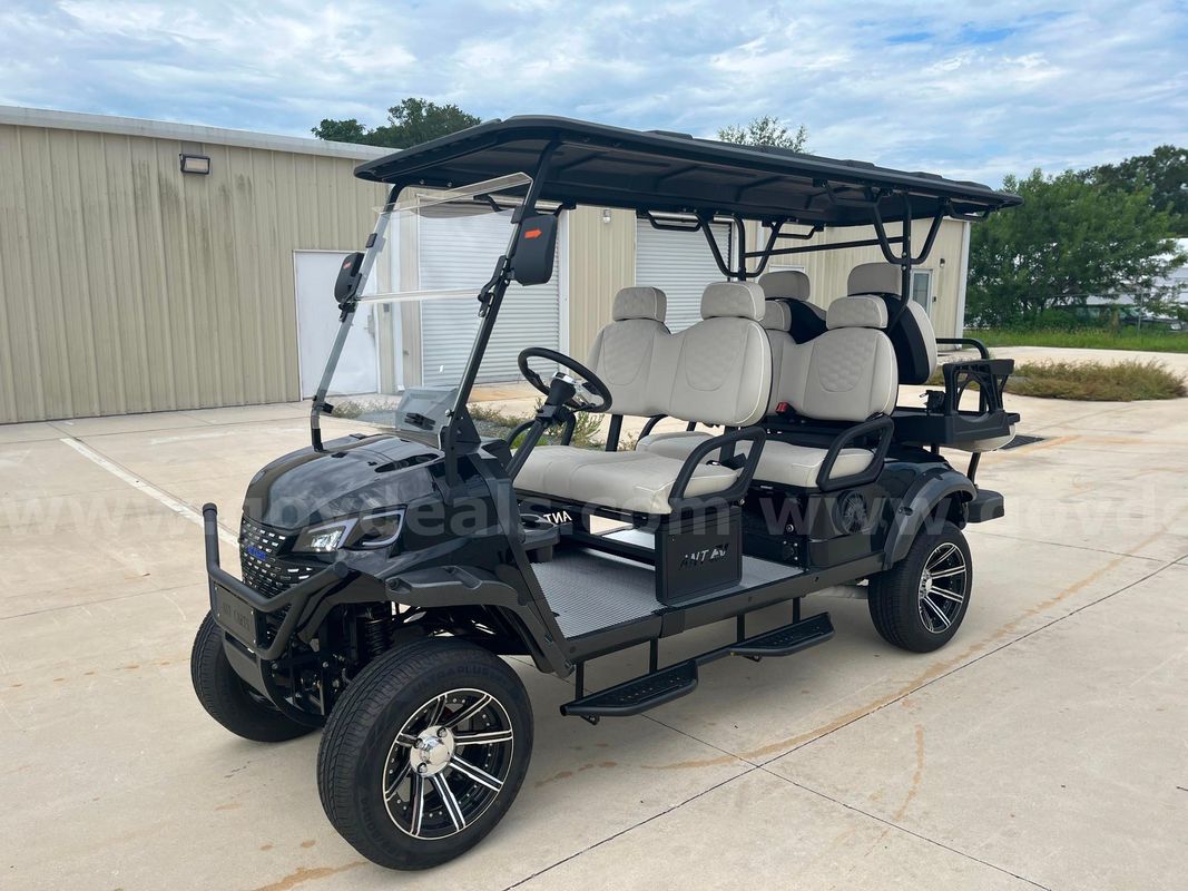 NEW 2026 ANT 4+2 6-Passenger Electric Golf Cart — 48V 150Ah Lithium Battery, 6.3kW AC Motor, CarPlay, 0 Miles