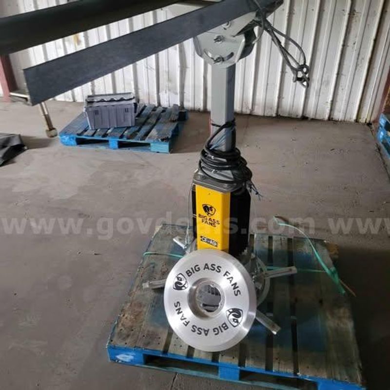 (Qty - 1) 24’ Big Ass Fans Powerfoil D HVLS Industrial Ceiling Fan – 3 Phase