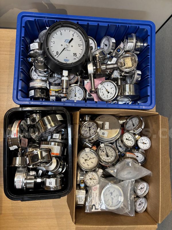 Assorted Pressure Gauges - Winters, Ashcroft, Wikai multiple sizes