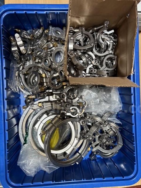 Assorted Stainless Steel Triclamps