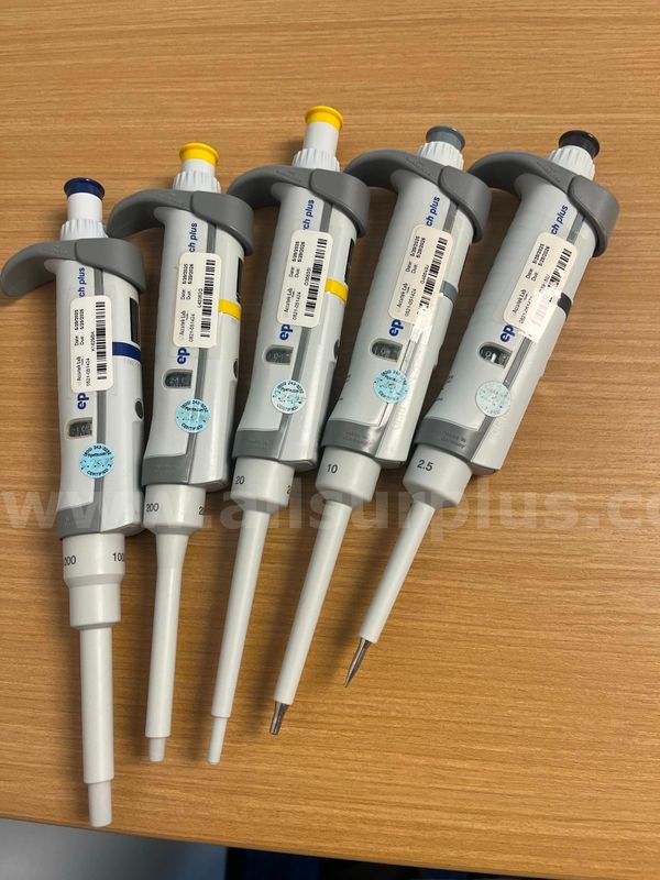 Eppendorf Research Plus Pipettes, set of 5.