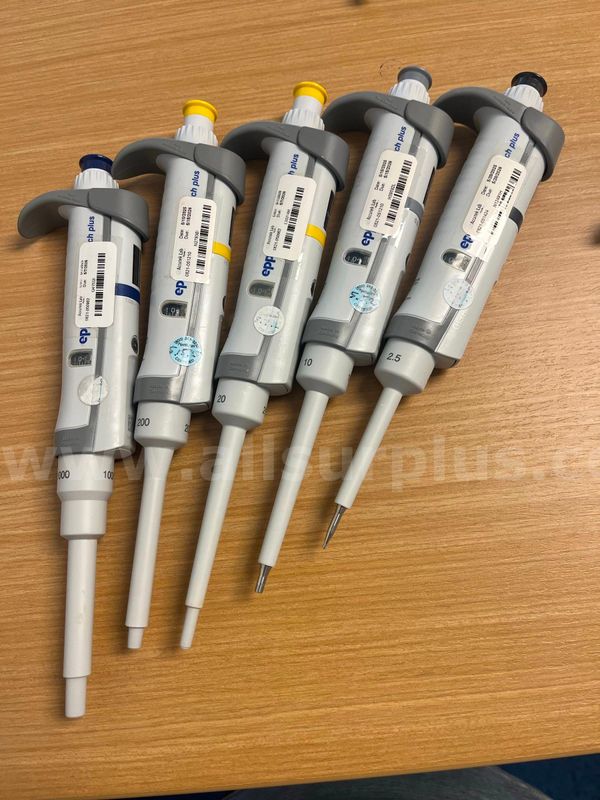 Eppendorf Research Plus Pipettes, set of 5.
