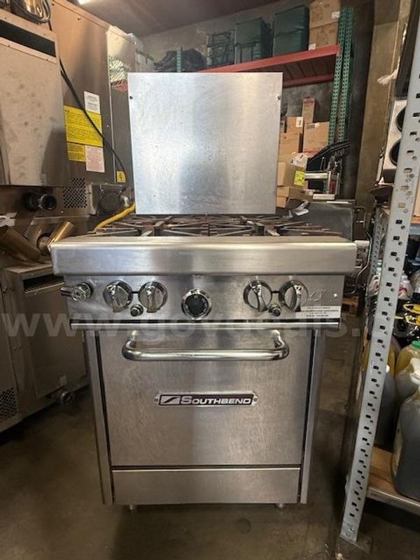 Southbend 24″ Natural Gas 4 Burner Range Stove w/ Oven S24E