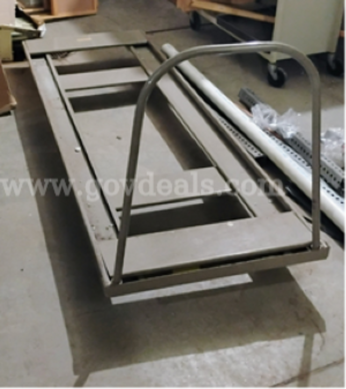 Metal Folding Chair Cart
