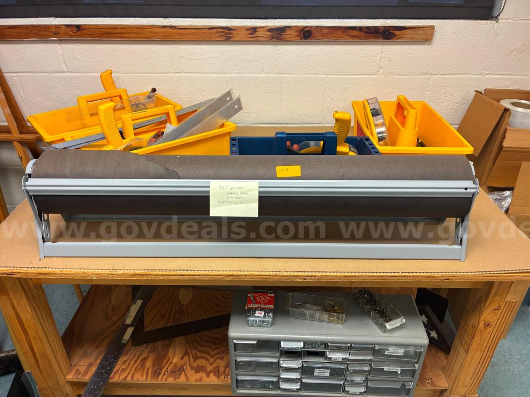 36" Metal Paper Roll Holder