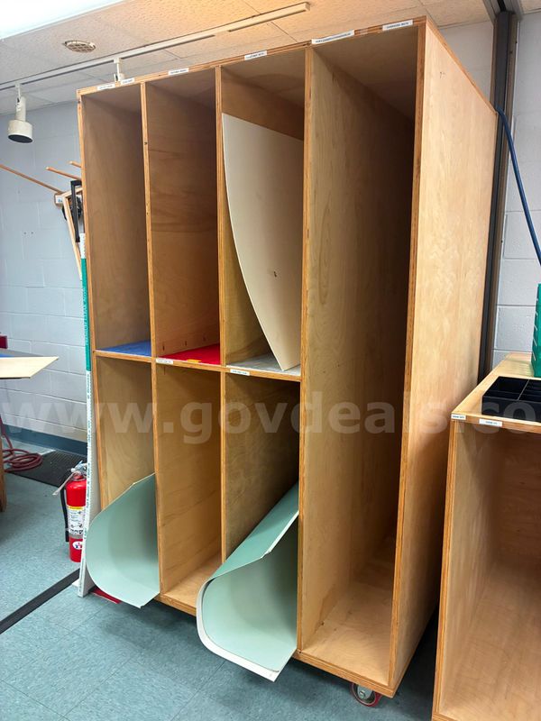 (2) Large Storage Cabinets