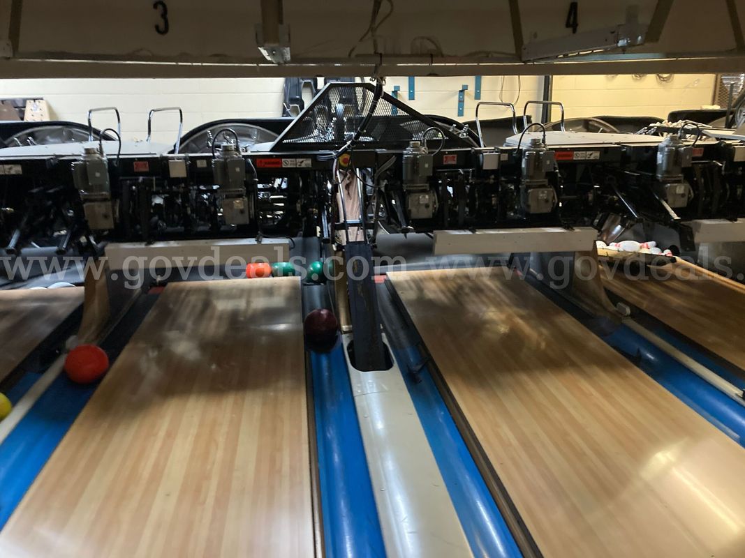 Lot of 2 QubicaAMF 90XLi Bowling Pin Pinspotters (lanes 3 and 4)