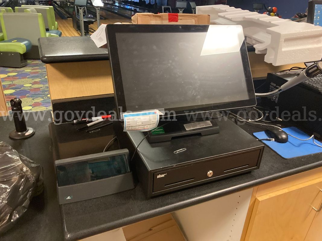 Point of Sale System, 2 CPUs, 2 printers, 3 APC Battery Backups, 1 router