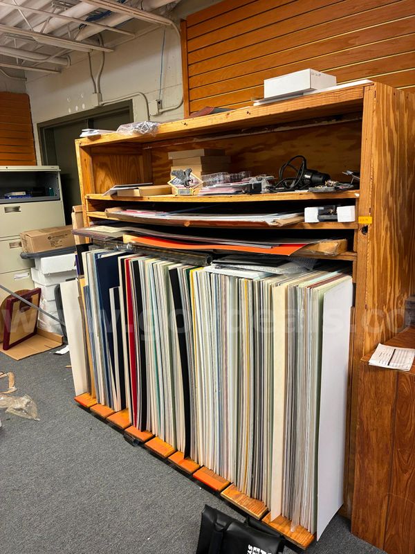 Wooden Mat Storage Unit