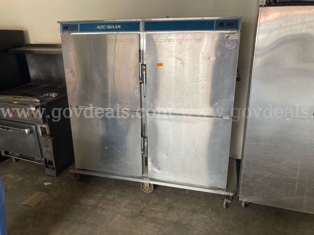 Lot of 2 Food Holding/Warming Cabinets and 1 Hot Dog Broiler