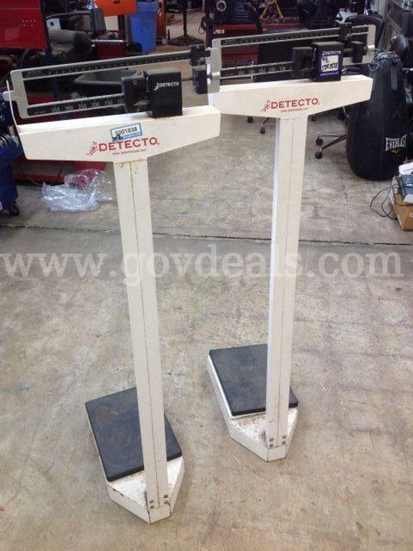 2ea Detecto 400lb capacity Scale