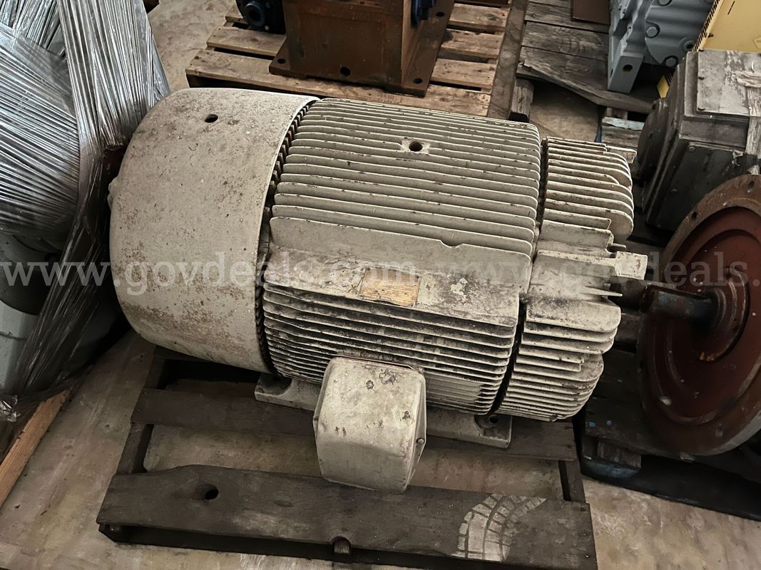 GE 200 HP industrial electric AC motor