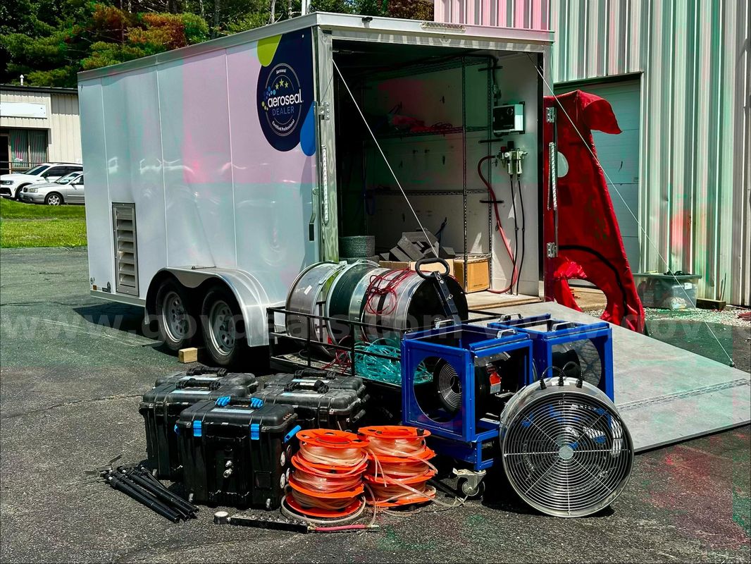 2024 AeroSeal AeroBarrier Connect System with fully built enclosed trailer