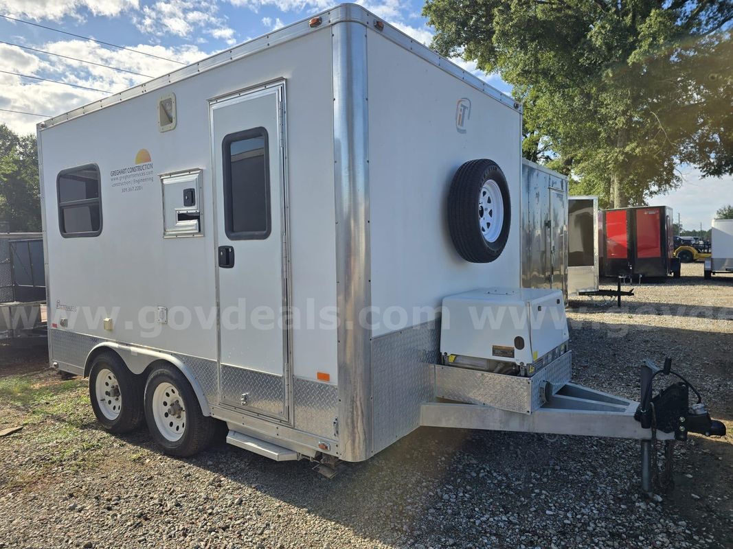 2013 8.5X12 INTECH Trailers USED 8.5×12 Enclosed Aluminum Fiber Splicing Trailer