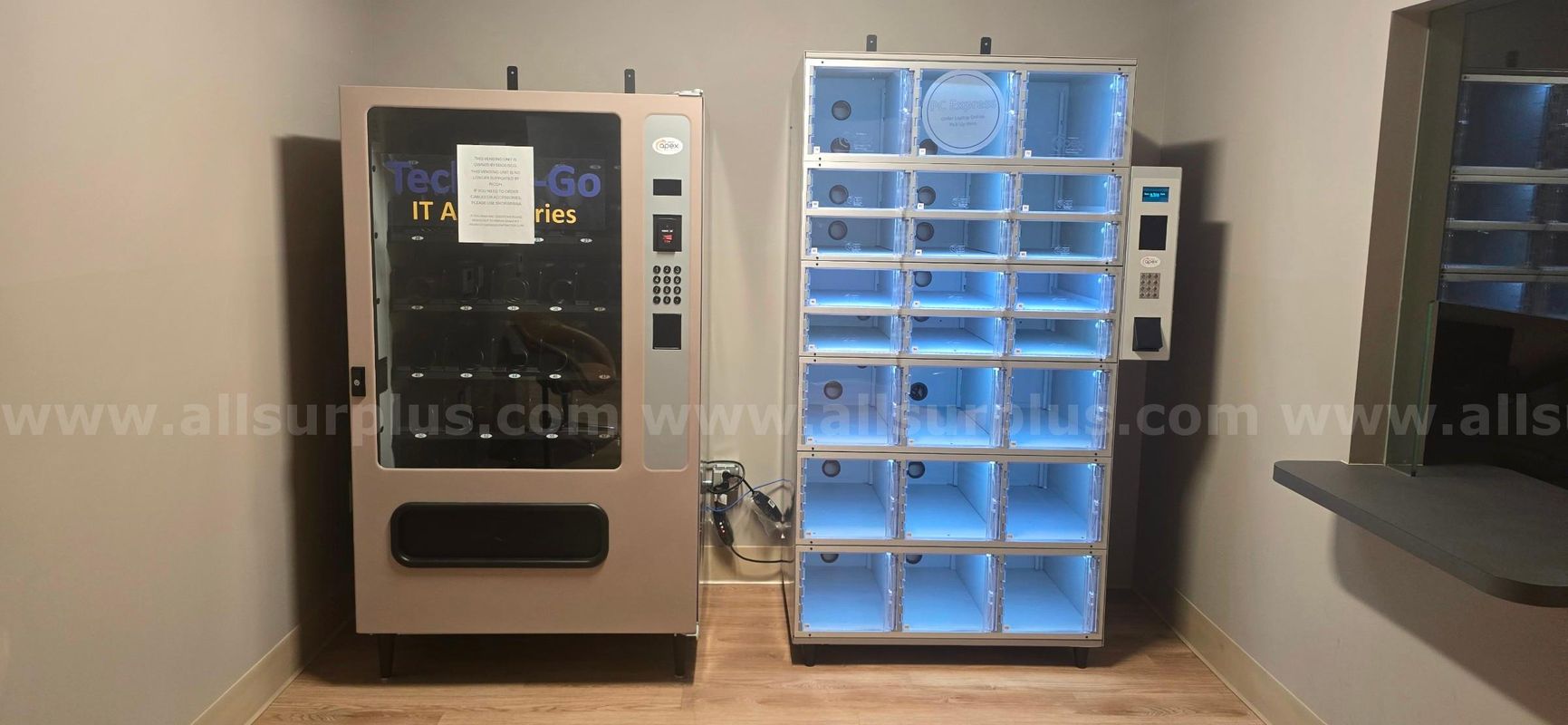Apex IT Locker and Vending Machine, Qty. 2