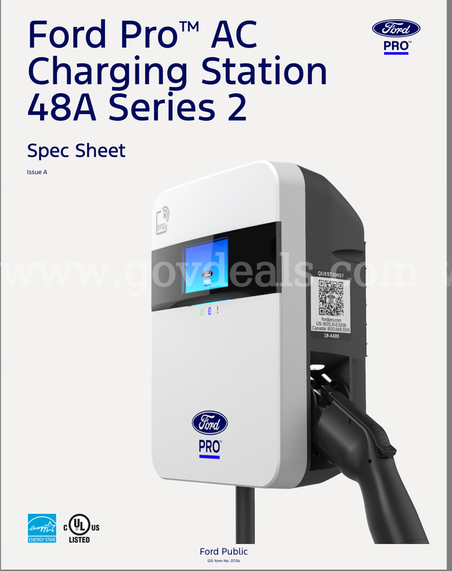 Lot of 8— Ford Pro AC Charging Station 48A Series 2 | Brand New, Unopened | Level 2 EV Charger
