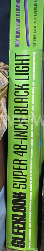 Sleeklook 48" Black lighting tube lights