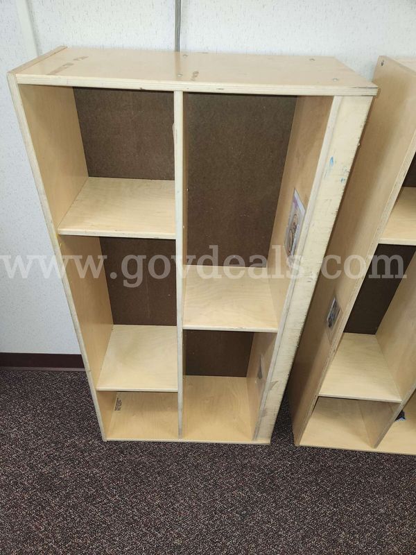 CHILDRENS SHELF, WOODEN