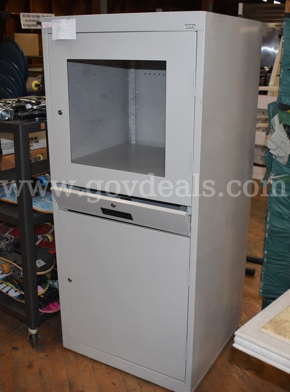 Media Storage Cabinet, Metal, It, Electronics