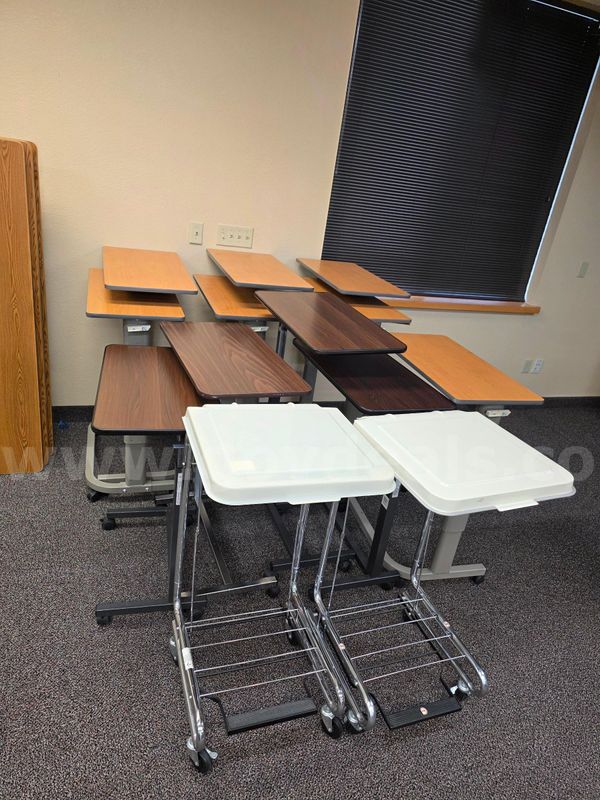 Lot of overbed tables