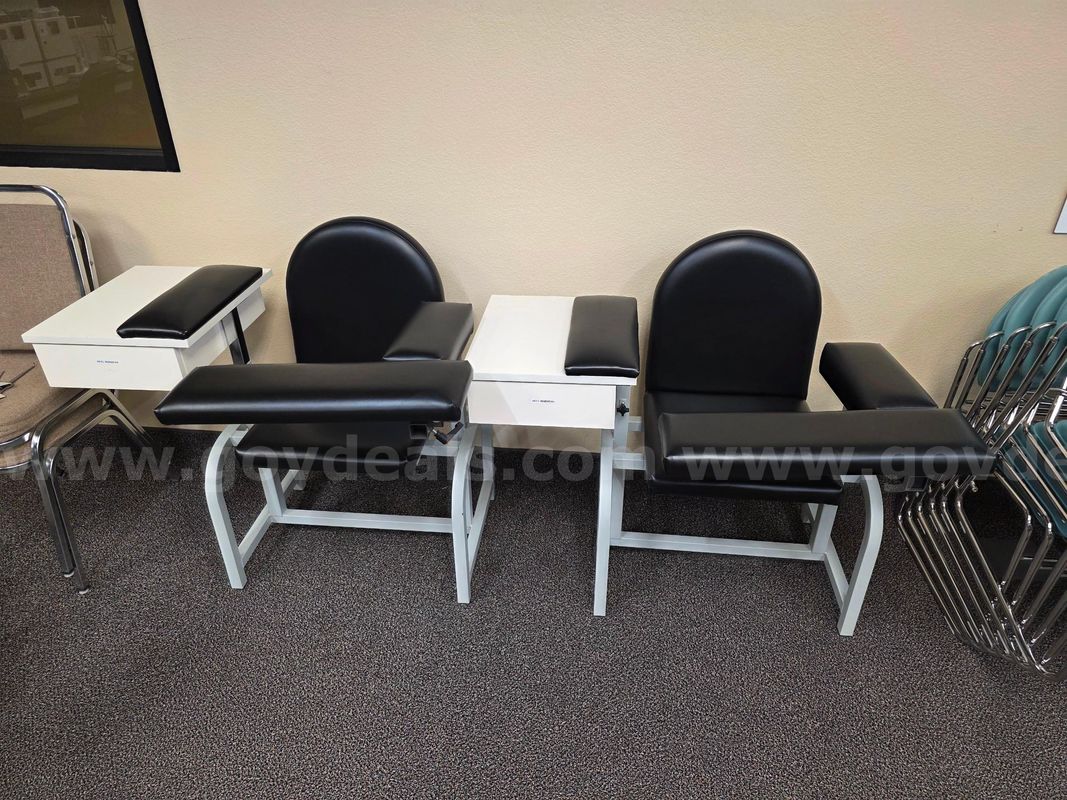 Lot of 2 Phlebotomy chairs