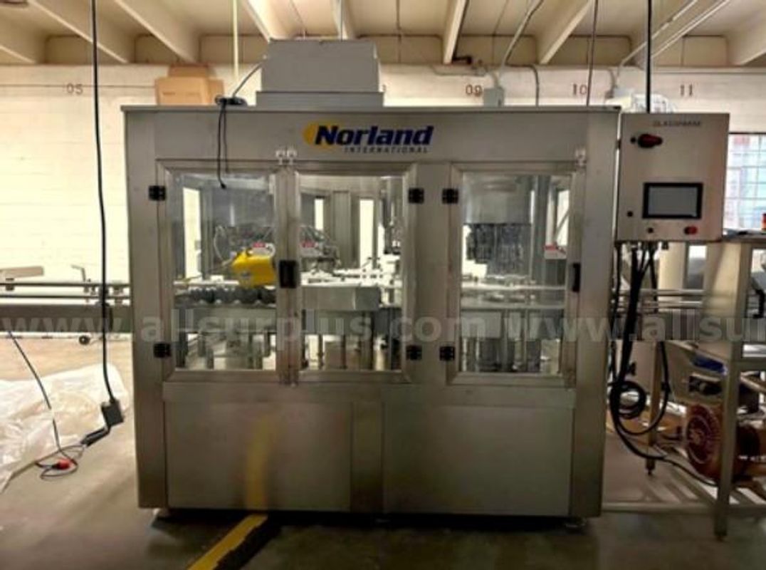 NORLAND ABE Monoblock Non Carbonated Filling Line with ROPP Capper