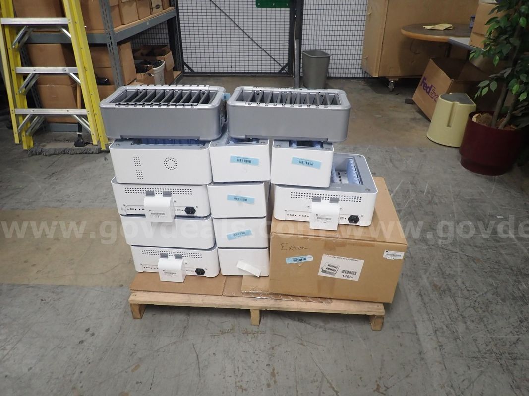 Pallet of Phone Charging Stations