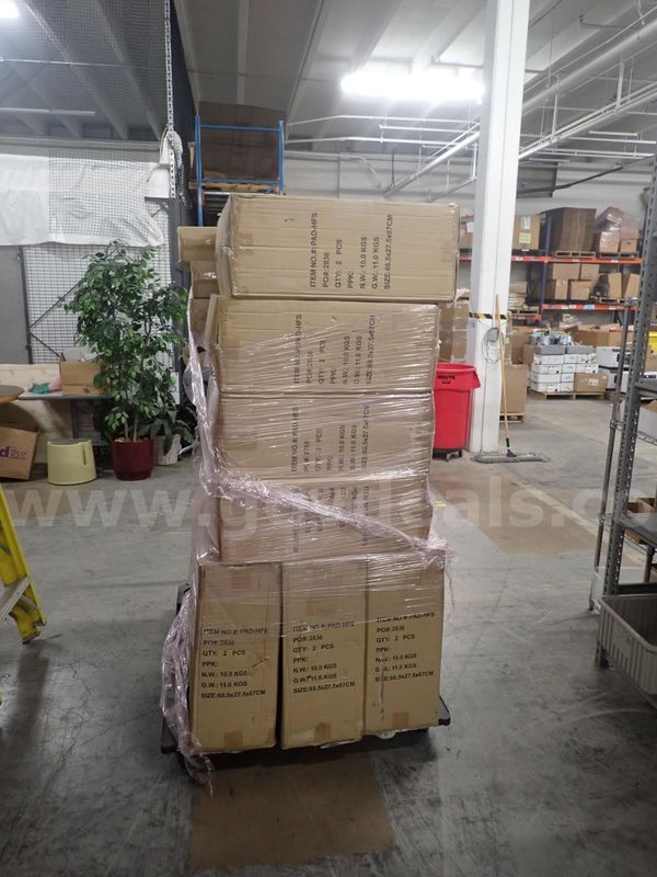 Pallet of Heavy-Duty Gooseneck Floor Stands new in box