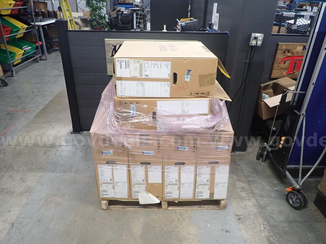 Pallet of Cisco CTS-EX60-K9 all-in-one desktop video conferencing systems