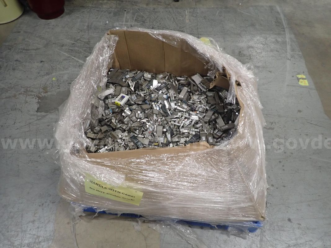 Pallet of Optical Transceivers unsorted ranging from 1G to 10G