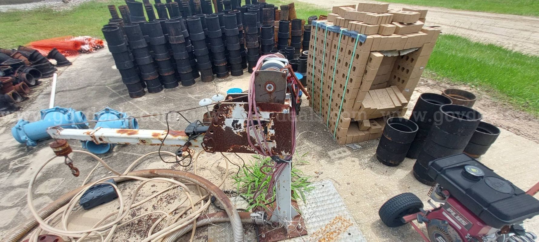 12 volt electric truck crane