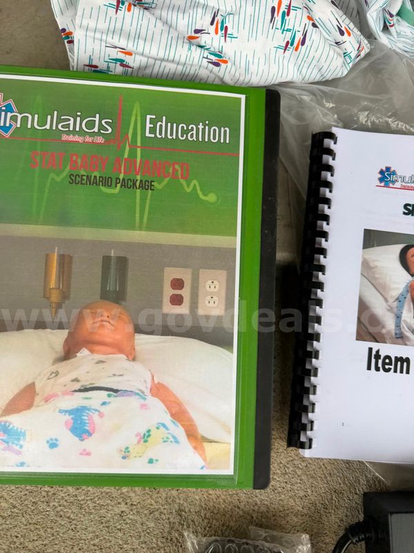Simulaids SMART MOM 3020 Childbirth Birthing Simulator Manikin w/ Baby nursing and Ems & Full Accessories SHIPPING ONLY