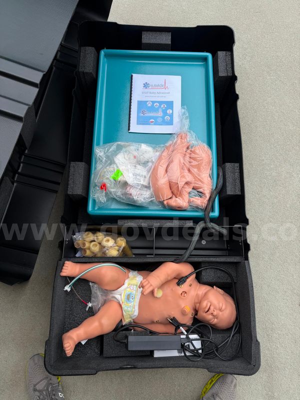 Simulaids STAT Baby Advanced 101-8010 iPad Pediatric Patient Simulator + case nursing Ems SHIPPING ONLY