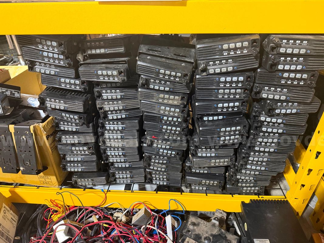 MASSIVE LOT 80+ ICOM IC-F6011 UHF 440-470 MHz 50W Mobile Radio w/ Microphone, Bracket & Base - Shipping only