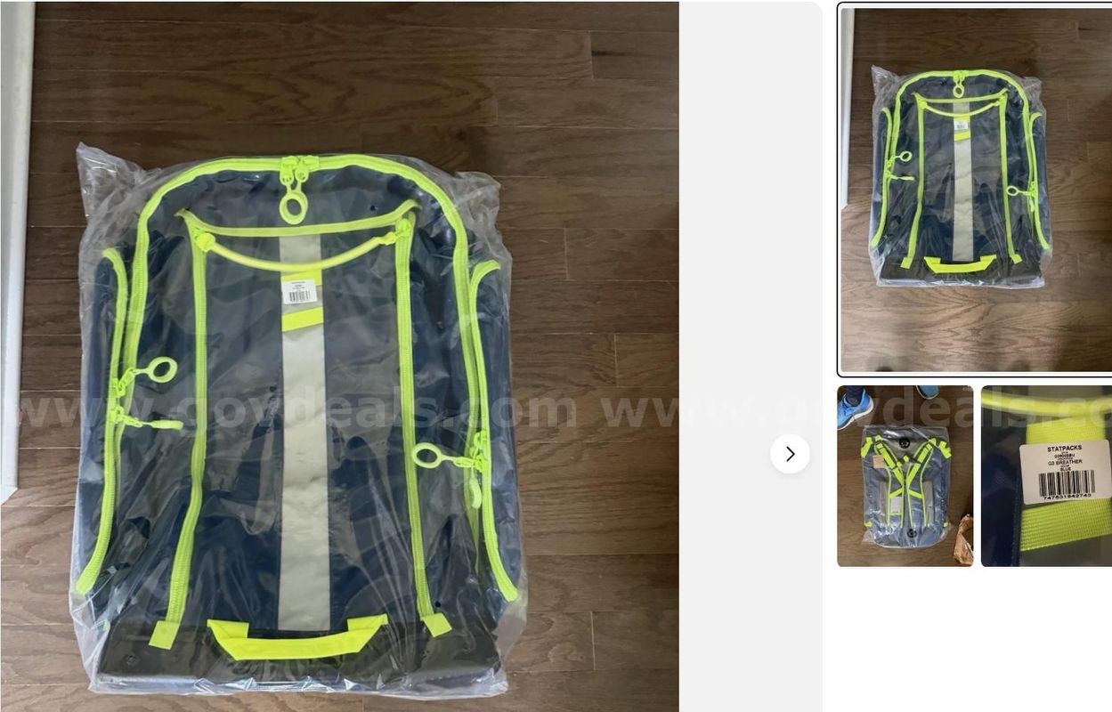 BRAND NEW StatPacks G3 Breather EMS Backpack Blue G35008BU Emergency shipping only