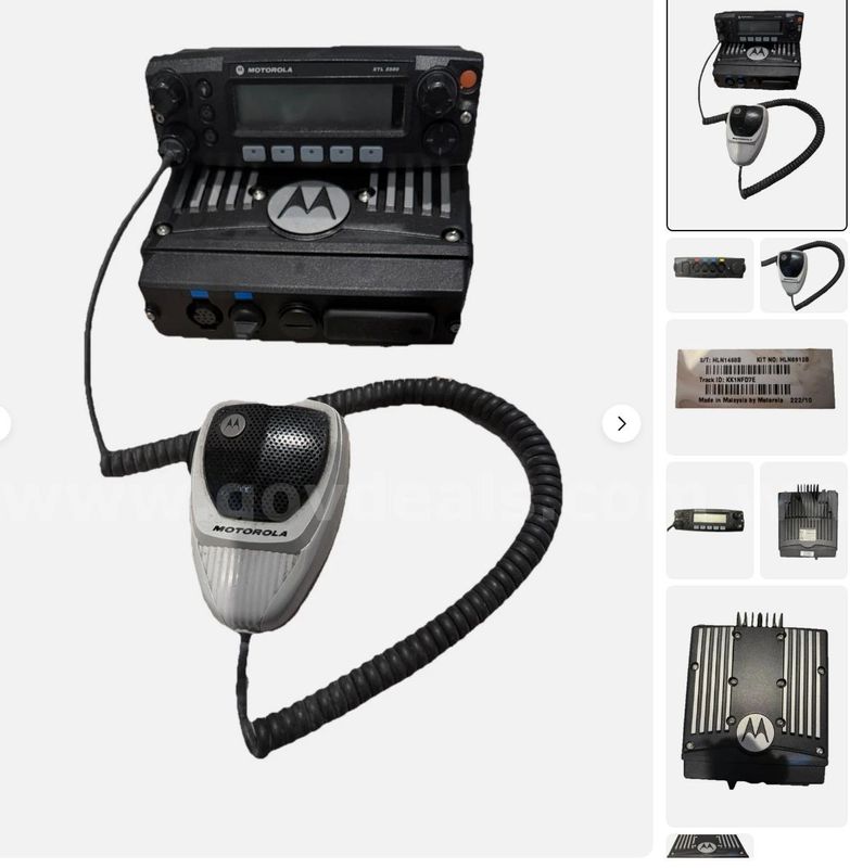 Motorola XTL2500 800 MHz SmartZone P25 Digital Mobile Radio M21URM9PW1AN Remote! SHIPPING ONLY