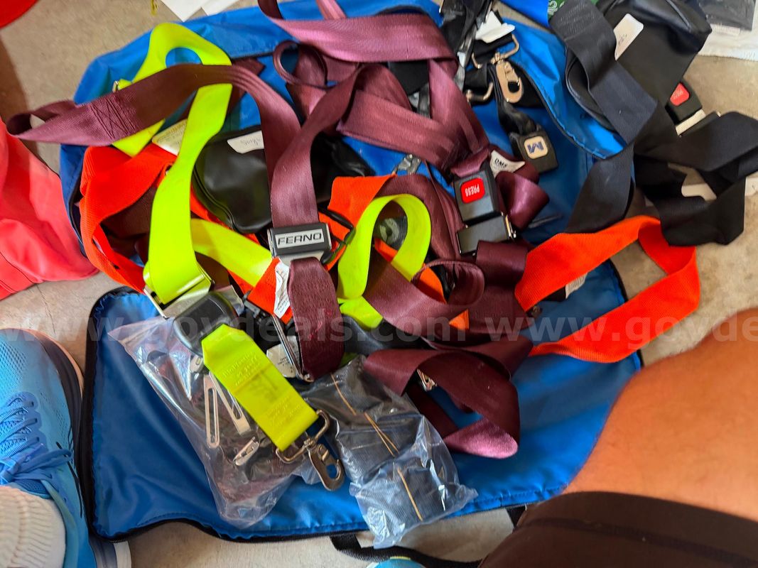 Ferno Stryker Stretcher Safety Belts Seatbelts Massive Lot Shipping Only