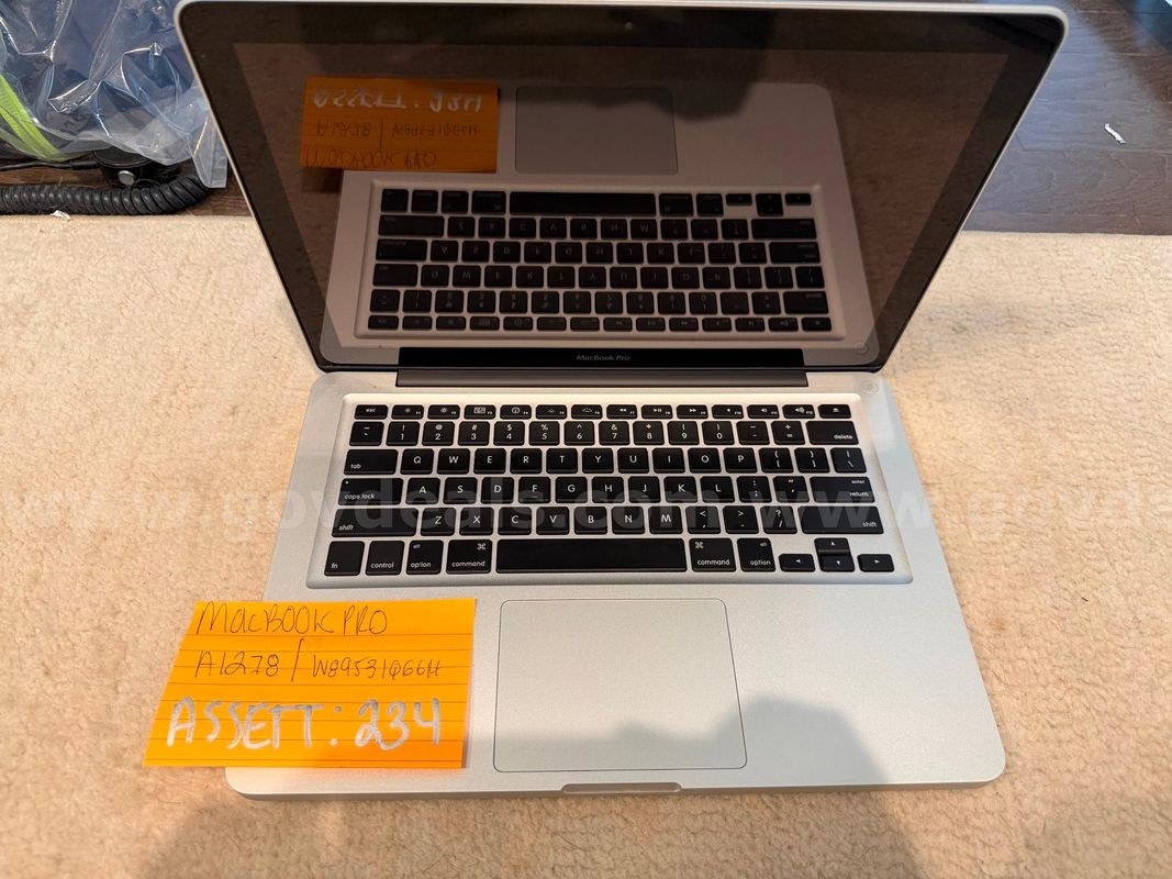 Apple MacBook Pro A1278 13” Intel Core i5 4GB RAM Power Tested SHIPPING ONLY