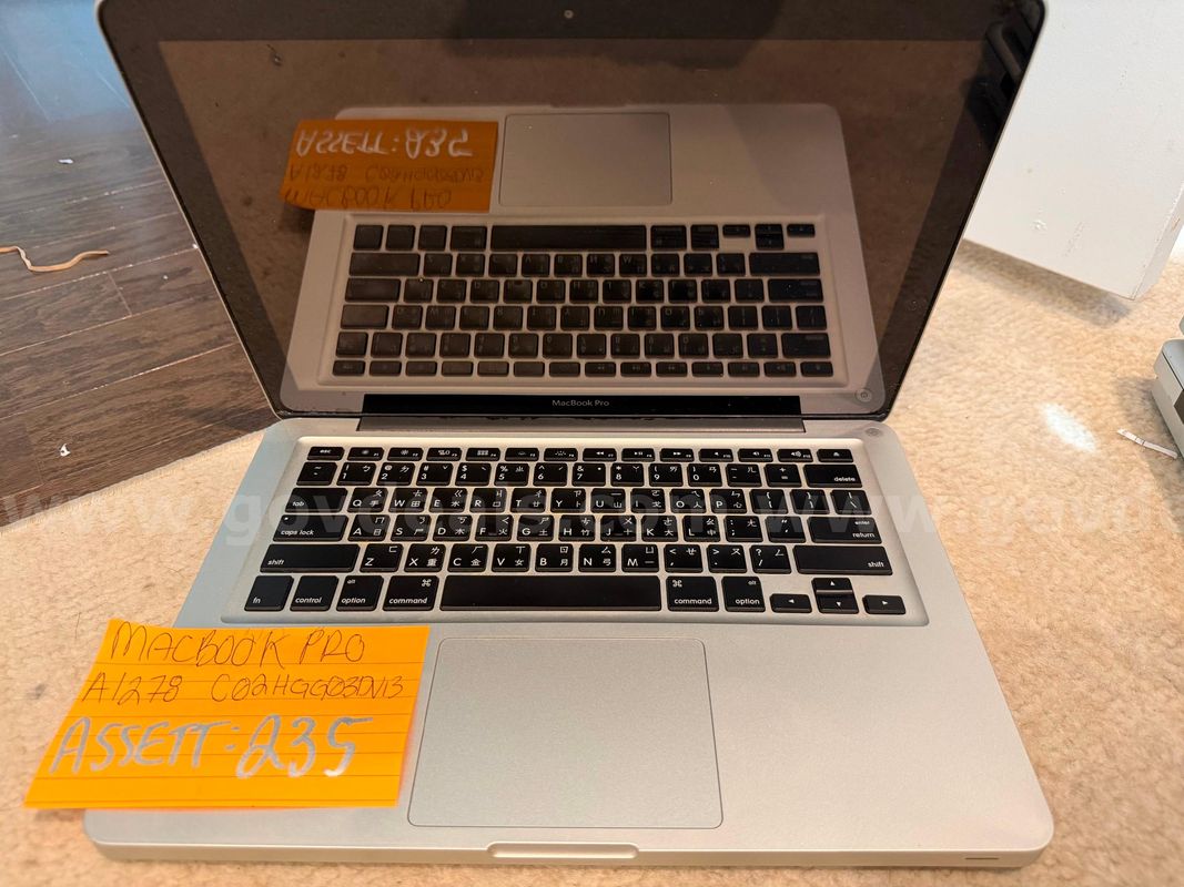 Apple MacBook Pro A1278 13” Intel Core i5 4GB RAM Power Tested SHIPPING ONLY