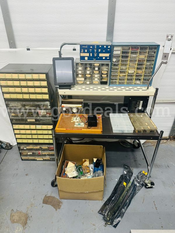 Electronics Lab Lot with Ipad & Akro Mills Draws & Misc