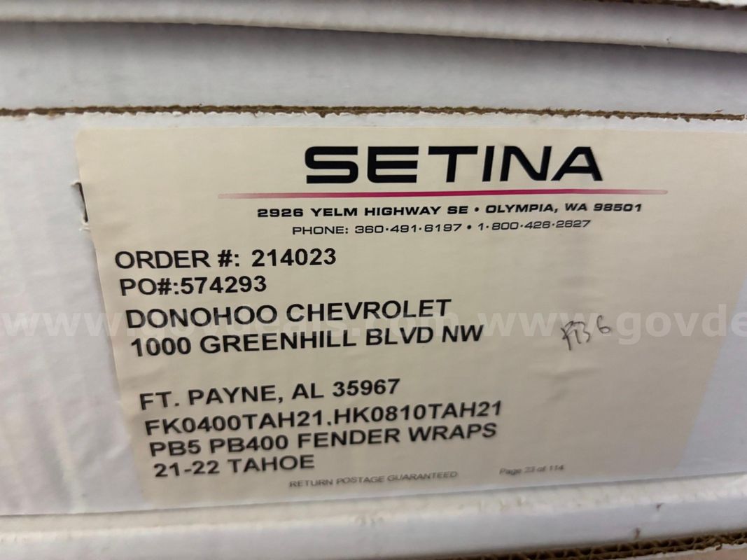 Setina Pit Bar for 2021-2023 Tahoe