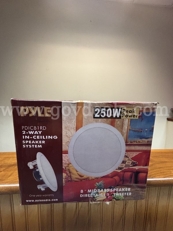 Pyle ceiling speakers and wire