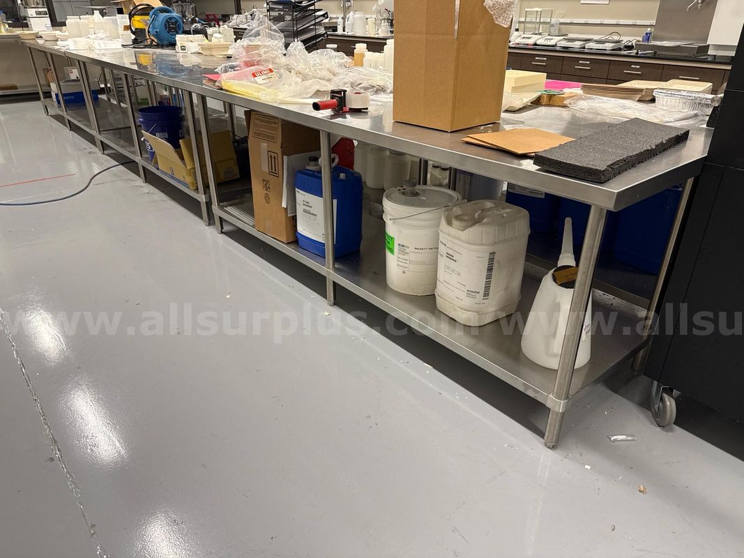 Qty. 3 Stainless Steel Tables