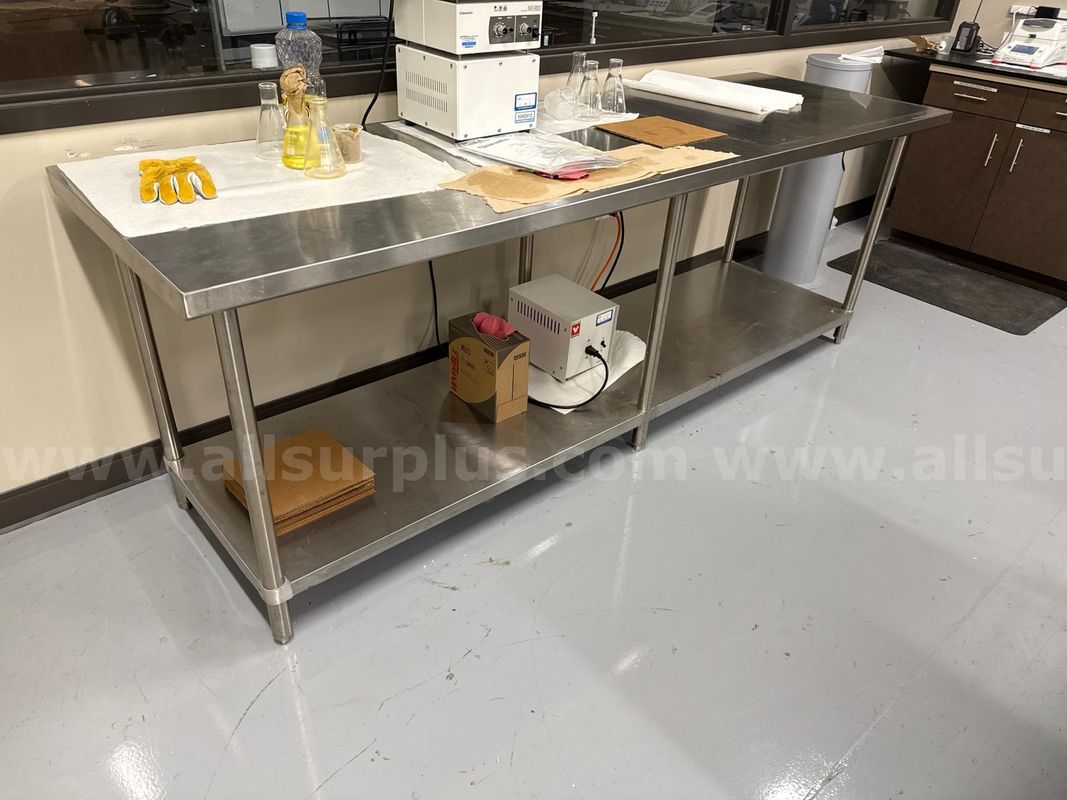 Qty. 3 Stainless Steel Tables